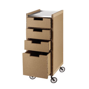 treatment trolley / for beauty salons / for hairdressers / made from recycled materials