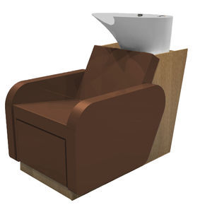 shampoo chair with footrest