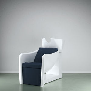 shampoo chair with footrest