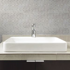indoor mosaic tile / pool / wall / glass