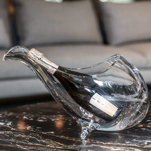 glass champagne bucket