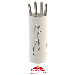 steel fireplace set