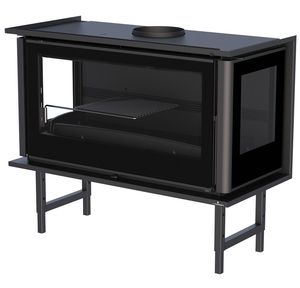 3-sided fireplace insert