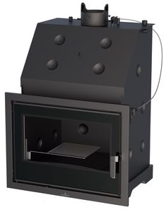 1-sided boiler fireplace insert