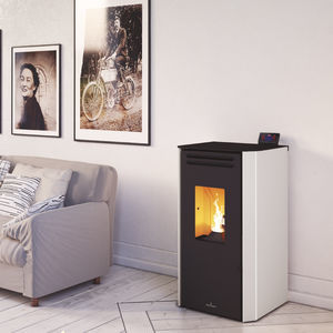 pellet heating stove
