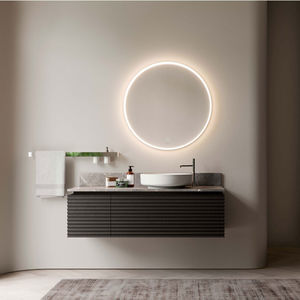 Boost-M2 84 W x 32 H Bathroom Narrow Light Medicine Cabinets with Vanity Mirror Recessed or Surface