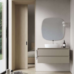 Wall-hung washbasin cabinet - 02 LOGIC - IDEAGROUP - polymer ...