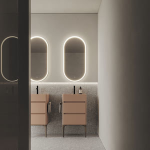 wall-mounted bathroom mirror