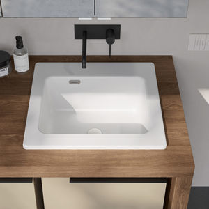 semi-recessed utility sink 1