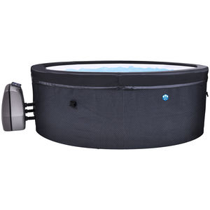 above-ground hot tub