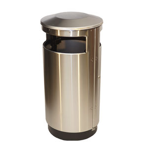 Public trash can - TERMINAL 100 L RAL - Darba Spars - galvanised steel ...