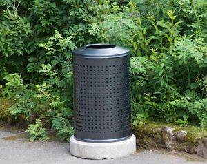 public trash can