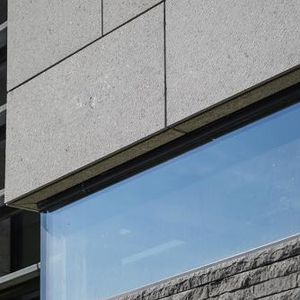 stone wall cladding panel / outdoor / textured / embossed