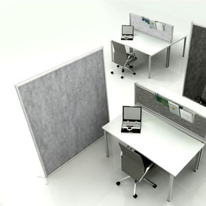 interior sound-absorbing panel / polyester fiber / for office / design