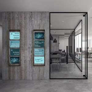 wall-mounted signboard