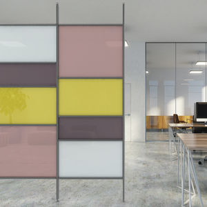 floor-mounted office divider