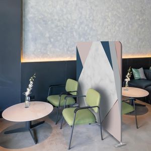 floor-mounted office divider