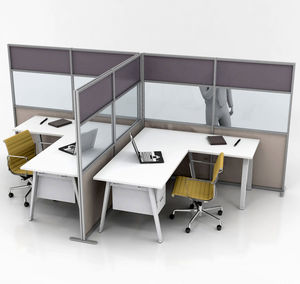 floor-mounted office divider