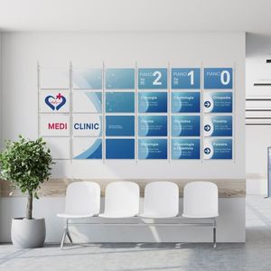 wall-mounted signboard