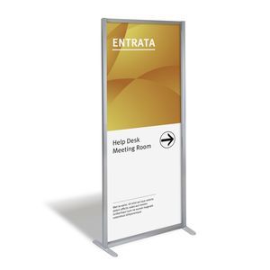 floor-mounted signboard