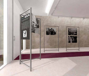 floor-standing display panel