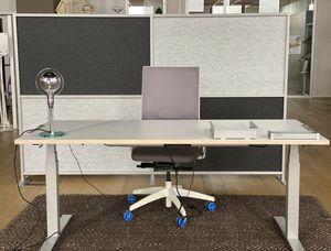 floor-mounted office divider