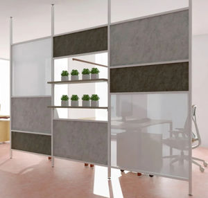 floor-mounted office divider 1