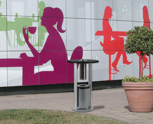 pedestal ashtray