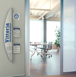 wall-mounted signboard