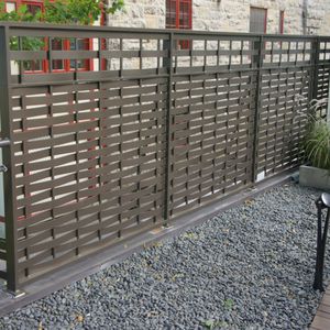 fence with bars