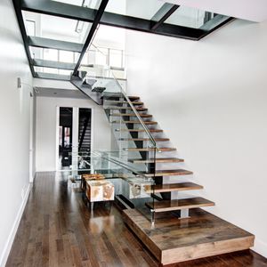 straight staircase