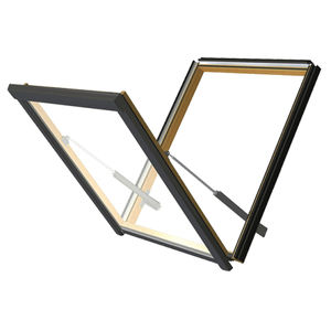 tilting roof window / wooden / double-glazed