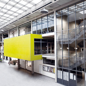 ceiling acoustic panel / for walls / fabric / composite material