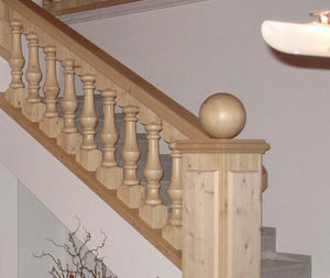 wooden railing