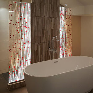 fixed shower screen