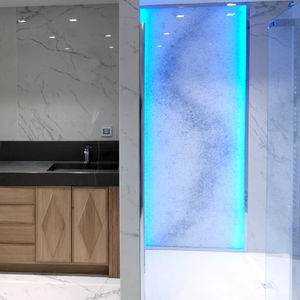 fixed shower screen