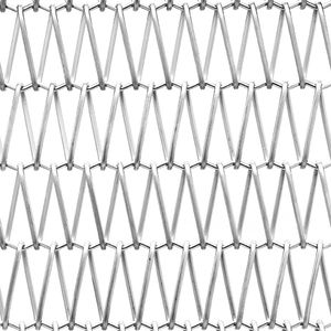 cladding wire mesh / stainless steel / triangular mesh