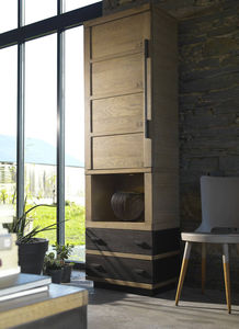 living room column cabinet / contemporary