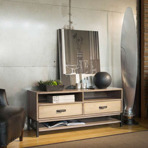 wooden office unit