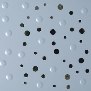 perforated sheet metal / aluminum / facade / colored