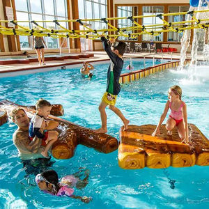 floating obstacle course