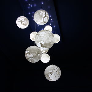 pendant lamp / contemporary / blown glass / LED