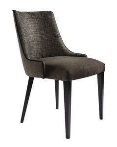 contemporary chair / upholstered / custom / fabric