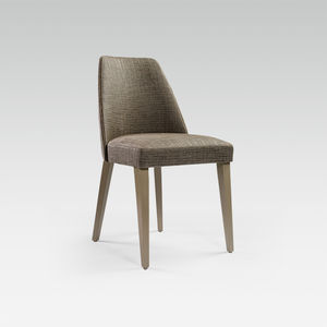 contemporary chair / upholstered / fabric / beech