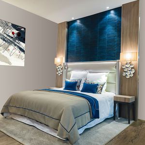 double bed headboard