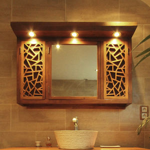 wall-mounted bathroom mirror
