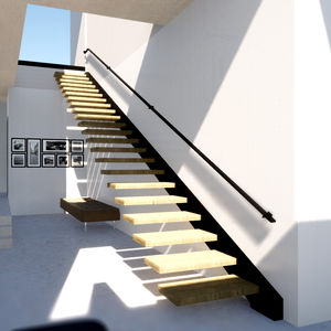 straight staircase
