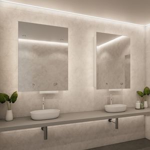 wall-mounted bathroom mirror