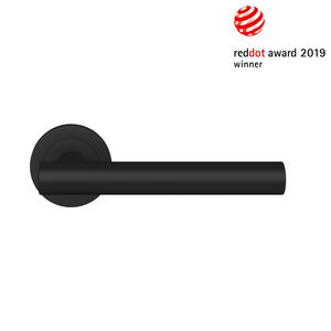 door handle / stainless steel / contemporary / satin finish