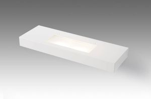 contemporary wall light / polycarbonate / polyester / LED